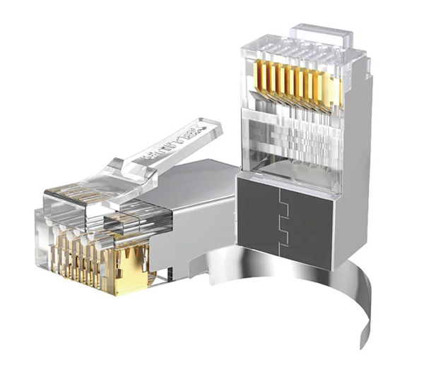 Unitek Wtyk modularny Pass-Through RJ45 Cat. 7, 50szt. OT1094ATP01 - 1455237 - zdjęcie